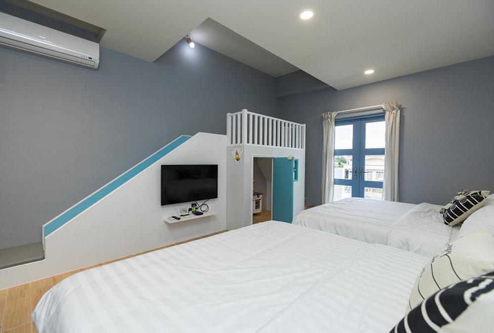 Blue White Apartman Vucsie Kültér fotó